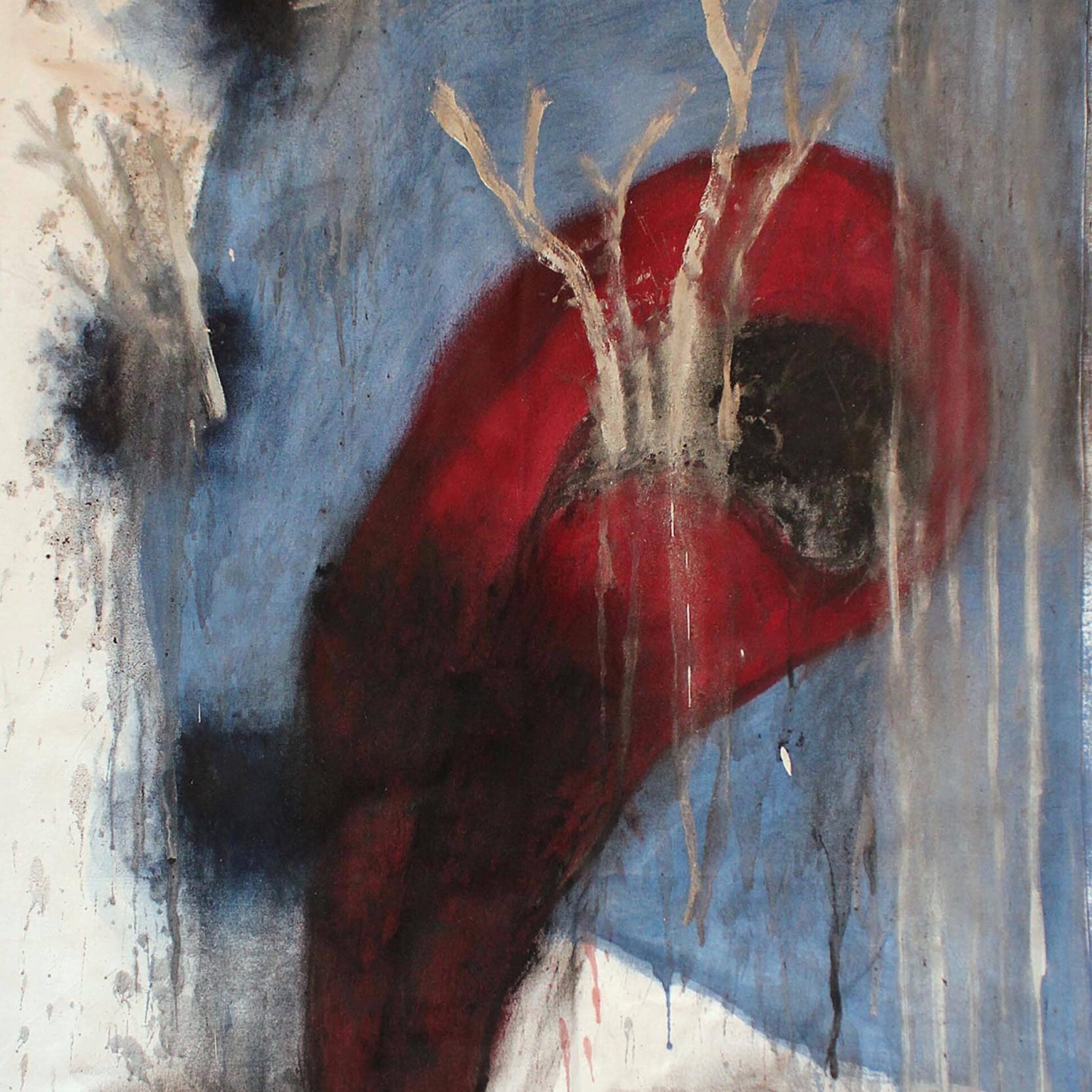 Arcangelo, Fiori di croco, 2019, mixed media on canvas, 105x80 cm, ARCTM0260