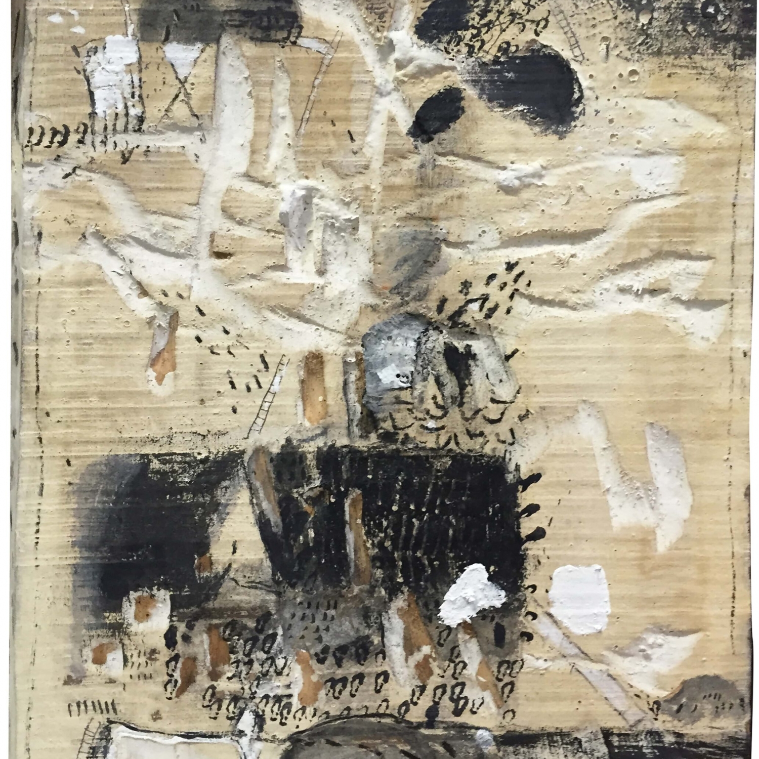 Medhat Shafik, Assedio, 2014, mixed media on board, 46 x 37,5 cm, SHAFTM1182