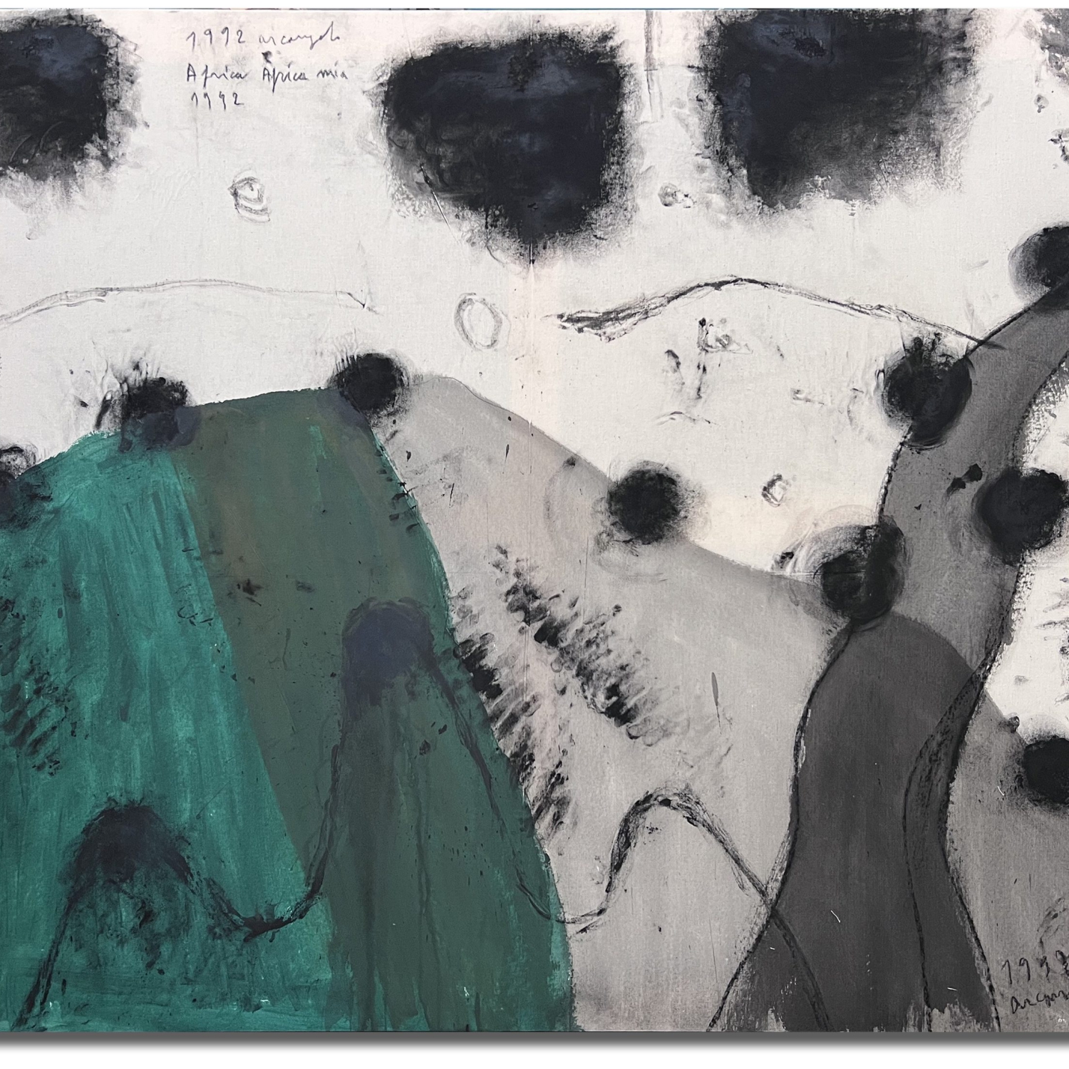 Arcangelo, Africa mia, 1992, mixed media on canvas, 130x151 cm, ARCTM0284