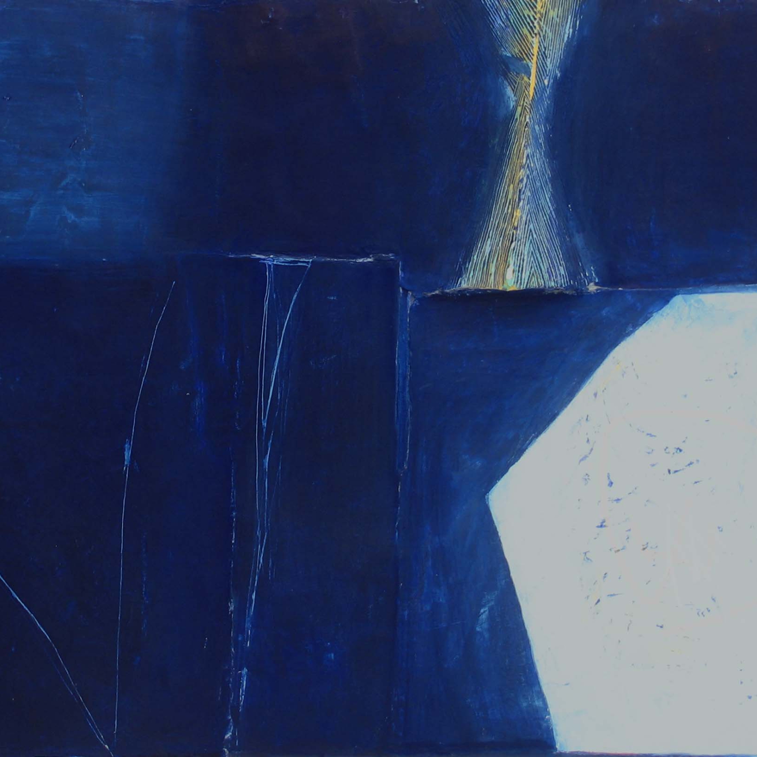 Franco Guerzoni, La notte dei graffiti, 1999, tecnica mista su tavola, 70 x 100 cm, GUETM0147