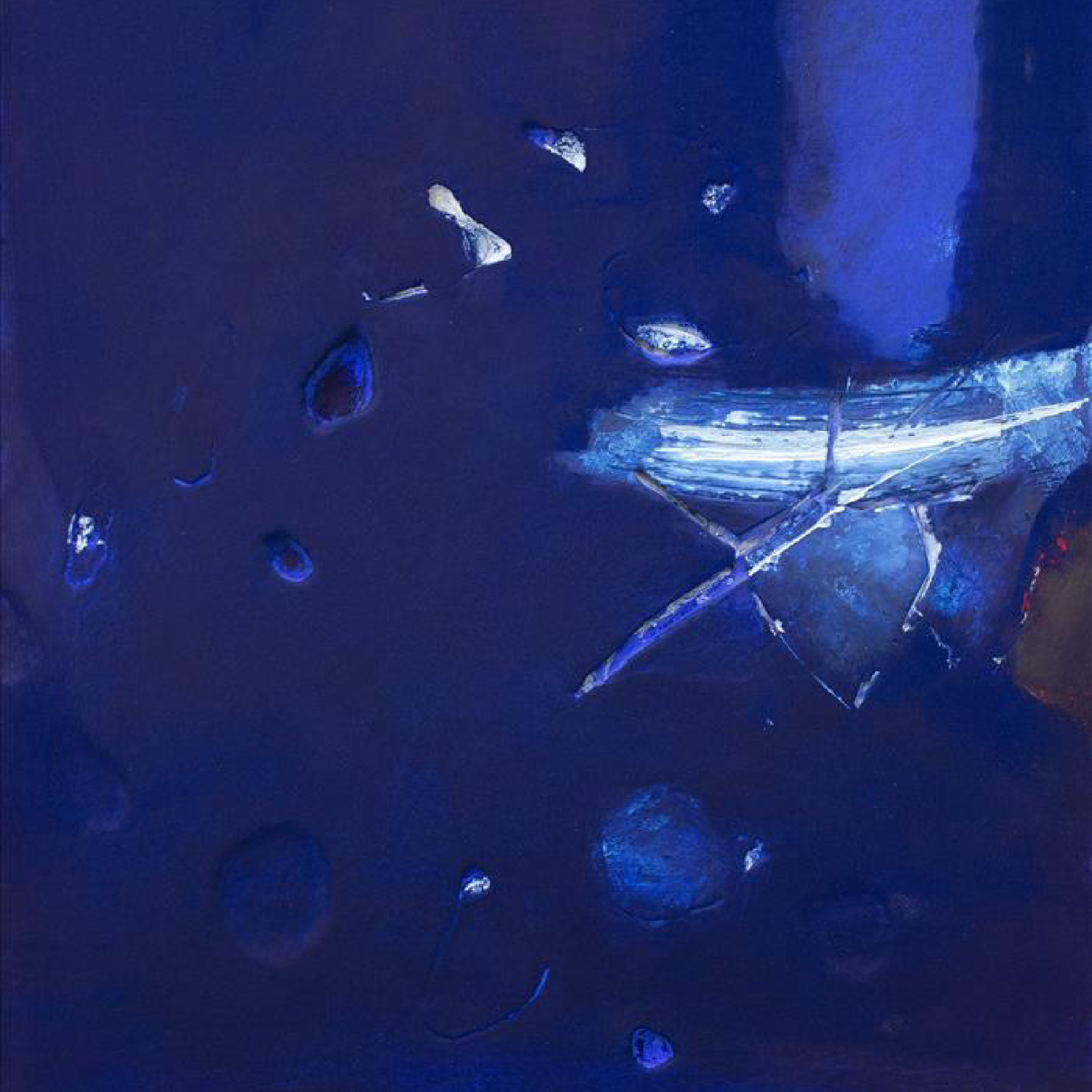 Franco Guerzoni, Piccola notte, 2000, tecnica mista su tavola, 60 x 40 cm, GUETM0693