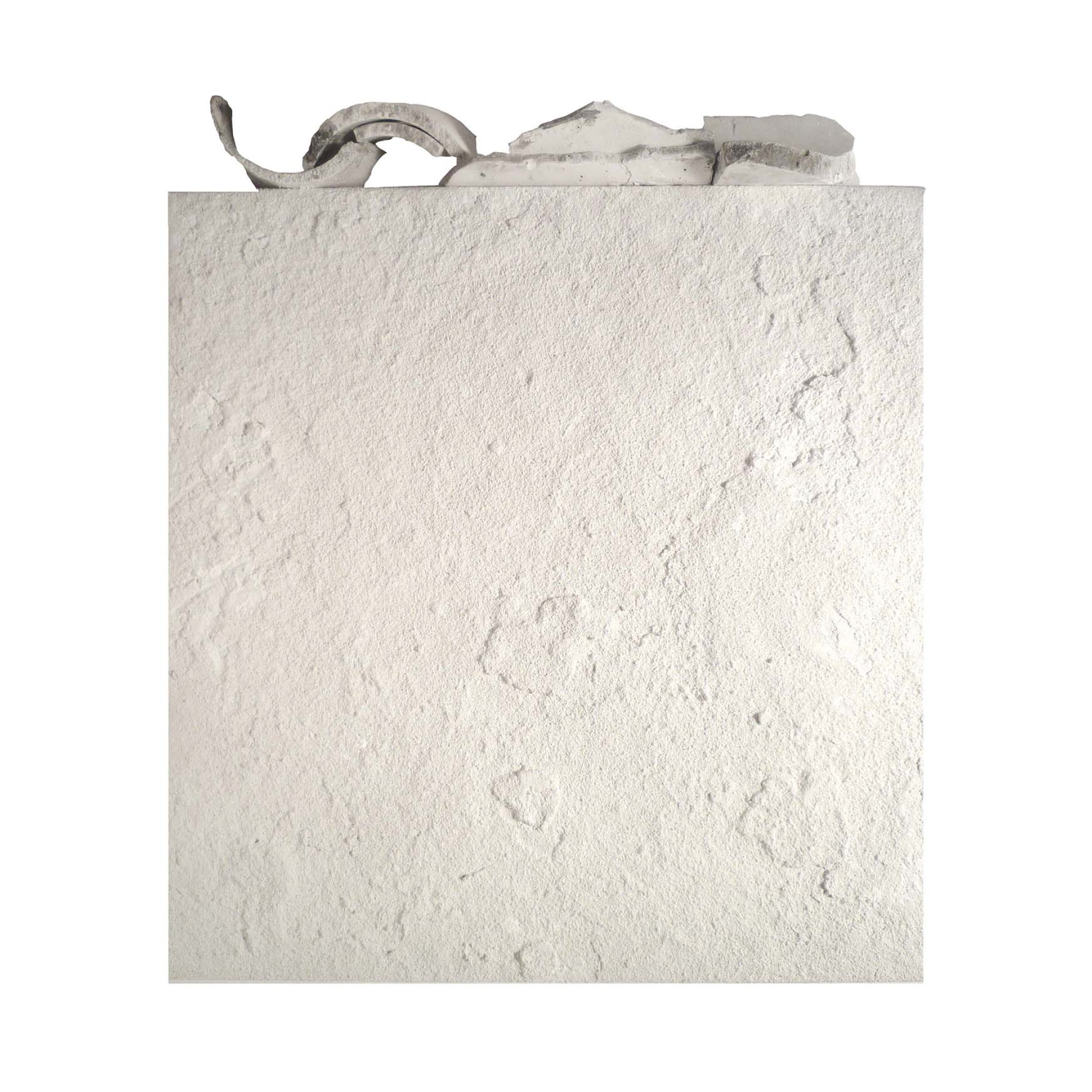 Franco Guerzoni, Ritrovamenti, 2009, quartz powder, stucco and plaster, 46 x 40 cm, GUETM0486
